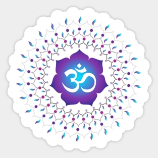 Om mandala Sticker